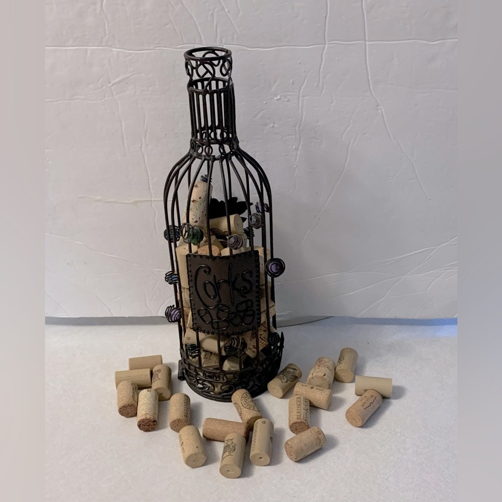Wine Bottle Cork Cage